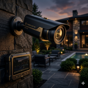 Smart 4K CCTV camera installation with mobile viewing in Harrow.