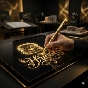 Professional digital menu and signage graphic design services in Harrow and London