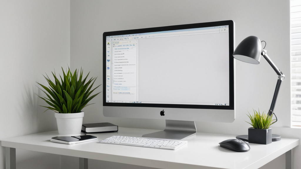 Desktop computer and monitor representing IT support services in Harrow HA3