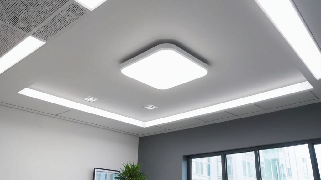 Business WiFi access point installed on office ceiling in Harrow